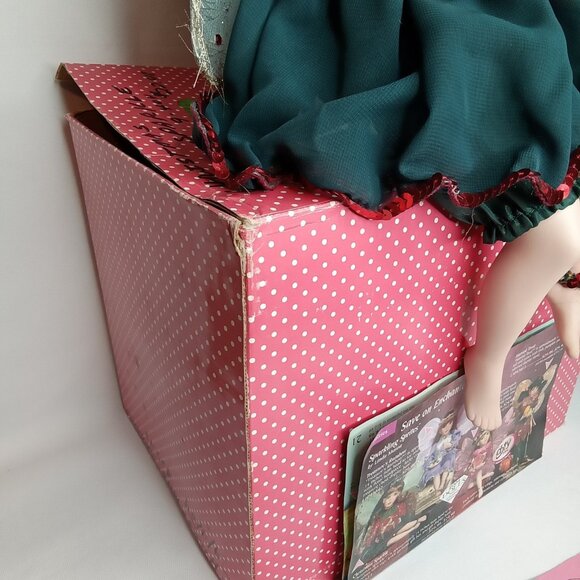 Vintage Christmas Sparkle Fairy Doll With Original Box Paradise Galleries 1990s - Picture 12 of 16